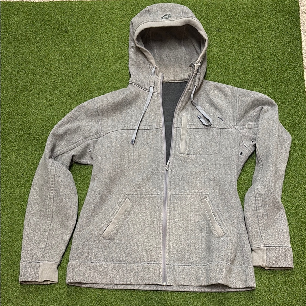 Lululemon Gray Hooded Jacket, very comfortable EUC